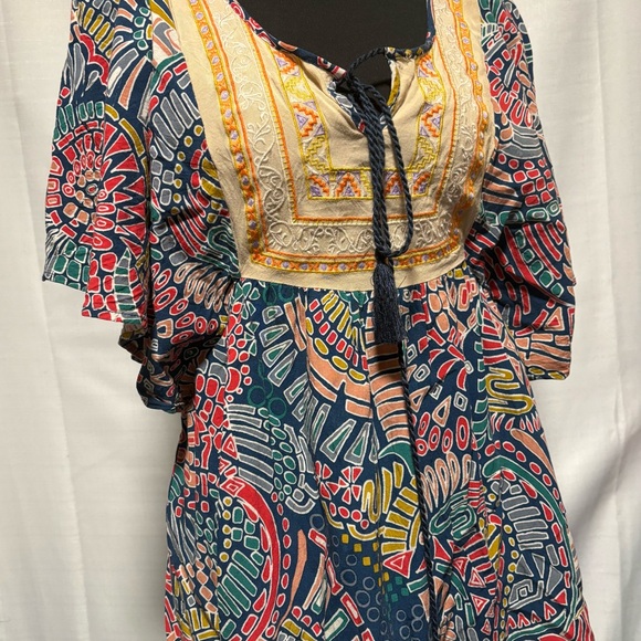Flying Tomato Tops - SZ S Colorful #Boho/Peasant Dress,short,flyingtomato,#festival,#beach,#concert